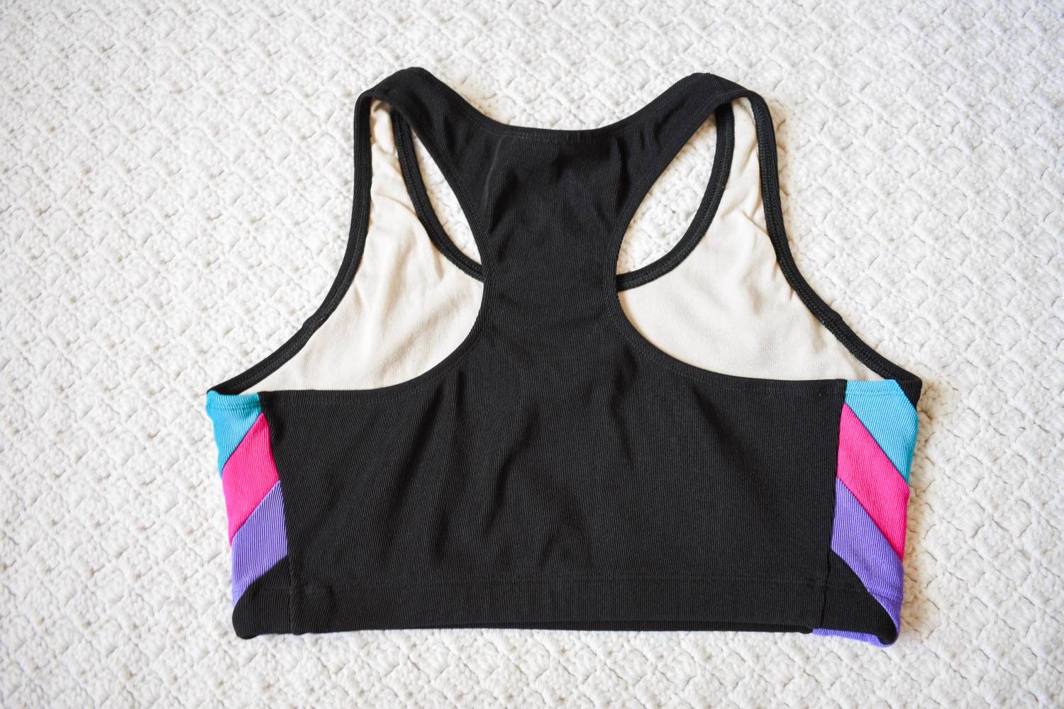 Vintage Hanes Sports Bra Athletic Wear Vintage Colorful Etsy