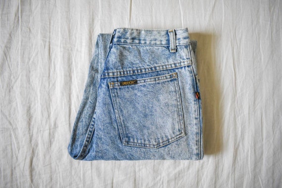 80s Sasson ACID WASH jeans | vintage acid wash hig