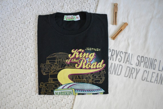 XL- 80s vintage Jeepney King of the Road crewneck… - image 2