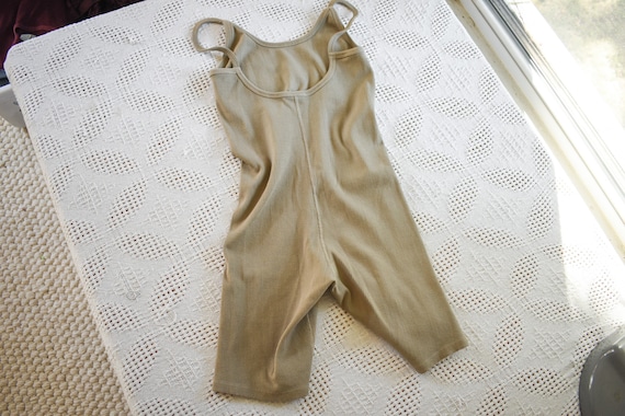 ARQ Nico Bikesuit in Taupe Ribbed Bodysuit -  Canada