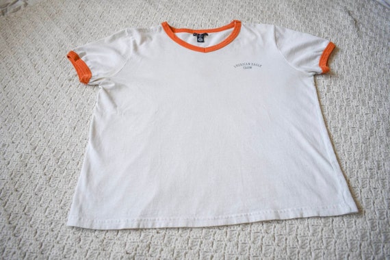 vintage rowing cropped ringer tee | vintage Ameri… - image 7