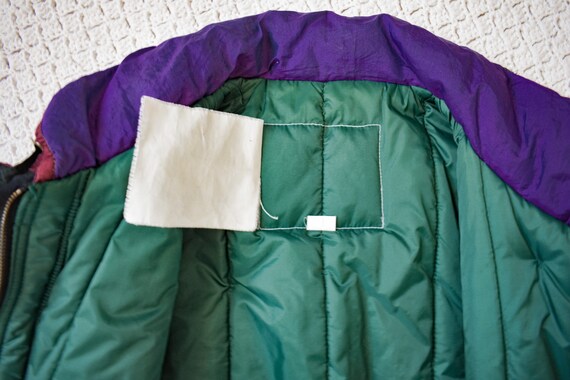 80s Retro Vintage Quilted Puffer Windbreaker Coat | Vintage 80s Retro Vintage Quilted Puffer Windbreaker Coat | Vintage