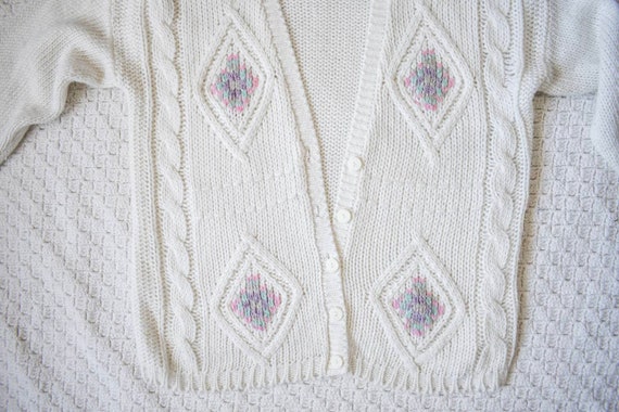 oversized chunky hand knit cardigan sweater | ove… - image 5