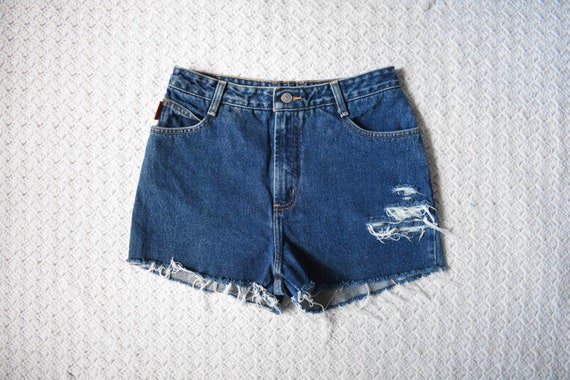 vintage Bongo high waist distressed jean short | … - image 2