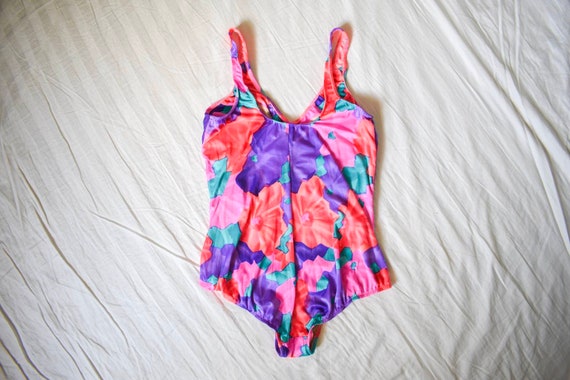 retro vintage one piece swimsuit | 70s 80s vintag… - image 4