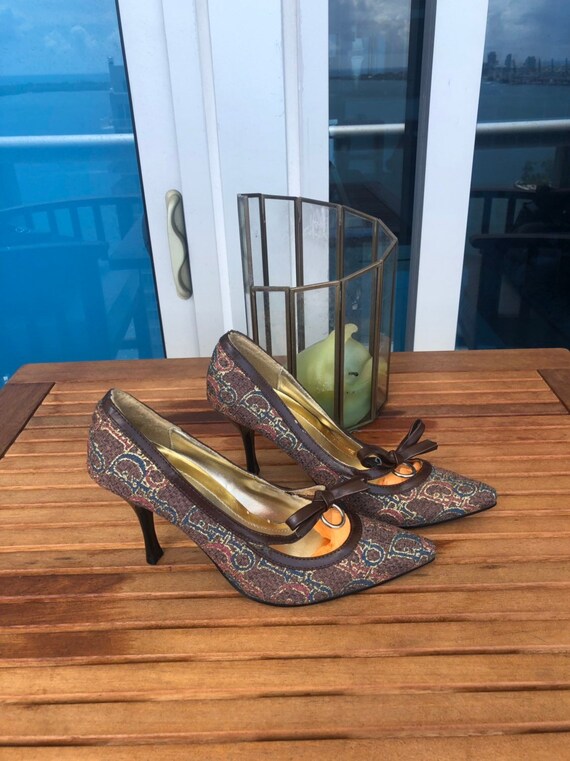 Vintage Dior Monogram Pumps