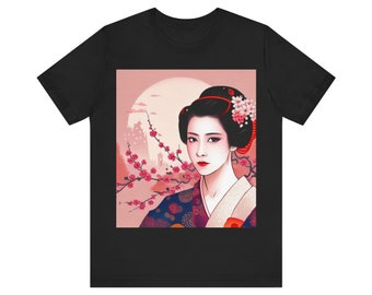 You look for perfect Japanese Geisha Print Gifts? This Unisex Jersey Short Sleeve Tee helps you now.