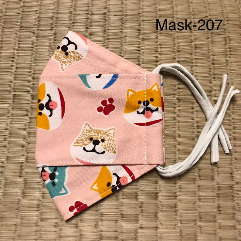 Handmade mask Shibainu dog style by Japanese artist Japan Stylish you can shine and at least keep your dignity image 2