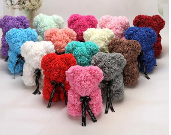 etsy rose bear