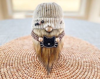 Cat Gnome, Cat Decor, Pet Gnome, Pet Decor, Cat Lover Gnome, Summer Gnome, Animal Decor, Tiered Tray Decor, Gnome Decor, Tiered Tray Gnome