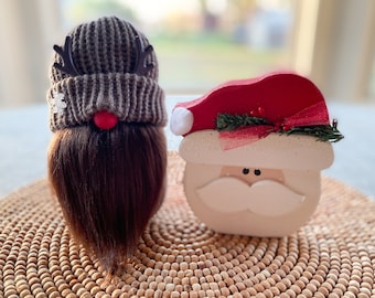 Reindeer Gnome, Christmas Gnome, Holiday Gnome, Winter Gnome, Gnome Decor, Tiered Tray Decor, Christmas Decor, Holiday Decor, Knit Gnome