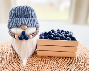 Blueberry Gnome, Fruit Gnome, Spring Gnome, Blueberry Decor, Tiered Tray Decor, Gnome Decor, Summer Gnome, Fruit Decor, Summer Decor