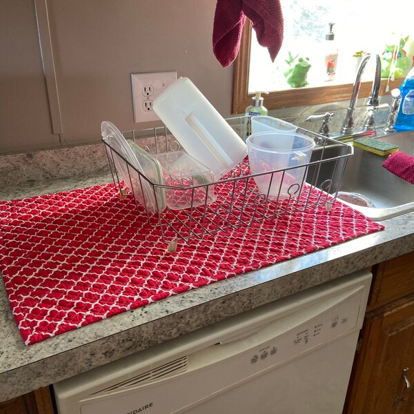 Dish Drainer Mat Etsy