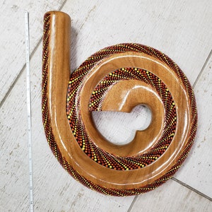 Didgeridoo Spiral Hand Painted Wood Didgeridoo image 2