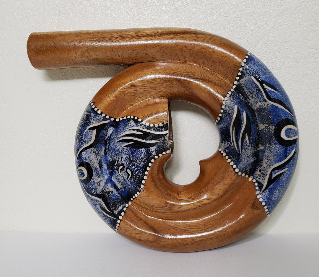 Didgeridoo Spiral Hand Painted Wood Didgeridoo Etsy