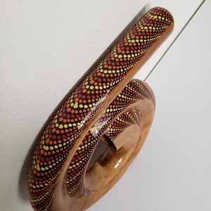 Didgeridoo Spiral Hand Painted Wood Didgeridoo image 3