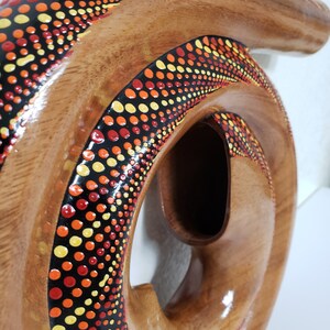 Didgeridoo Spiral Hand Painted Wood Didgeridoo image 4