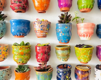 One Mini Magnet Pot - Fridge Magnet Planter