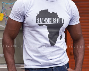 African Map Classic T-Shirt Black History Heritage Pride Power Ethnic Culture African American Continent Geography Apparel Tee