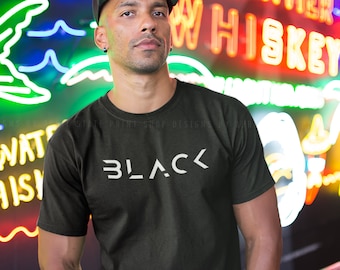 Black Power Futuristic Classic T-Shirt Afrocentric Melanin Black Love Gift for Black Dad Man Pride History Month African American Panther