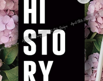 Black History Typography Poster, Afrocentric Black Culture Educational Art Print Wall Art (HQ Thick Paper Poster)