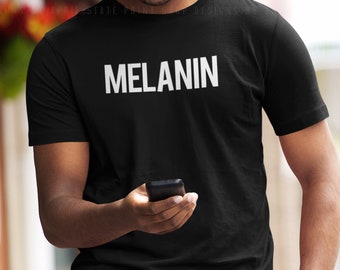 Melanin Classic T-Shirt Black Power Culture Love Pride Melanin Poppin African American Black is Beautiful Soulful Apparel Tee Shirt