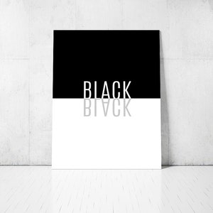 Black Mirror Poster, Black White Print, Modern Black Art, Black Artwork, Afrocentric, Black Artwork, Black Lives Matter, Melanin image 3