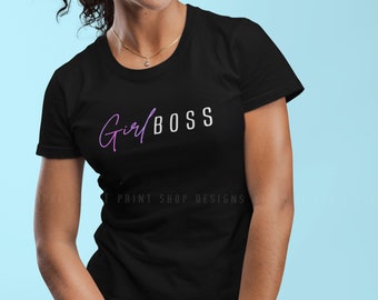 Girl Boss Classic T-shirt Entrepreneur Boss Lady Babe Hustler Feminism Mom Wife Empower Women Queen Bee Shirt Unisex Tee Gift for Her