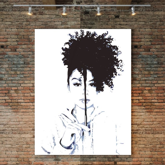 Natural Hair Wall Art