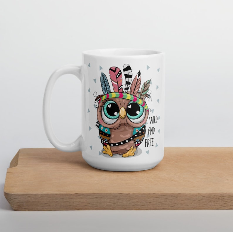 Owl Coffee Mug,cute Owl Mug Etsy