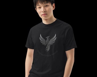 Phoenix Graphic T-Shirt: Protect Your Peace Rising Phoenix Tee