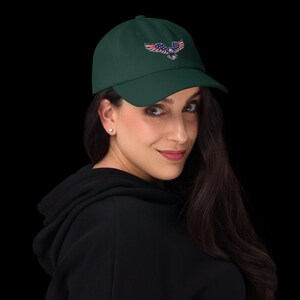 American Eagle Cap,dad hat,Patriotic Eagle image 20