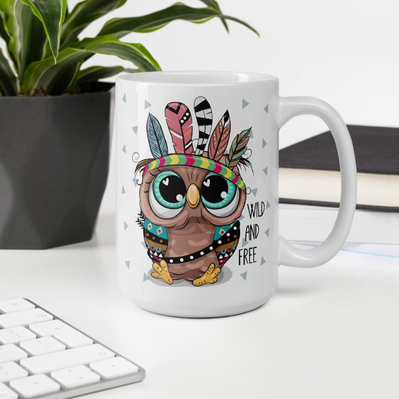 Owl Coffee Mug,cute Owl Mug Etsy