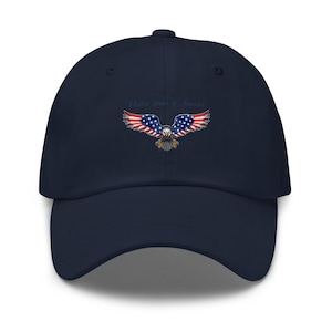 Dad hat-American Eagle Cap-Patriotic Eagle