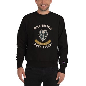 Wild Buffalo Champion Sweatshirt-Bison Sweatshirt