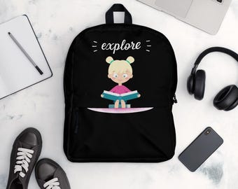Zaino sportivo per ragazze - Zaino per studenti - Borsa per laptop