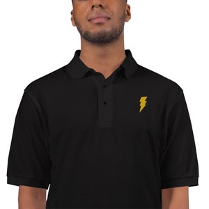 Men&#39;s Premium Polo,Embroidered Polo Shirt,Shazam polo shirts