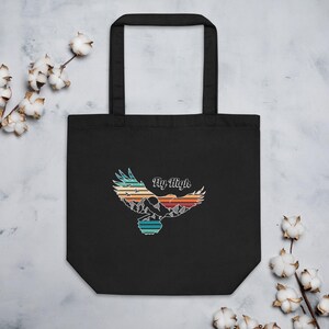 Eco Tote Bag-Flyhigh tote bag-eagle tote bag