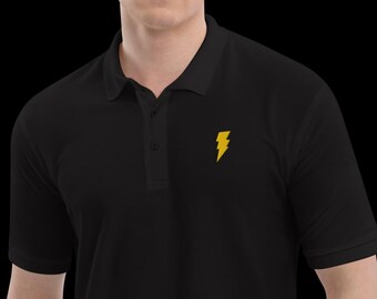 Bolt Embroidered Polo Shirt -Thunderstrike polo