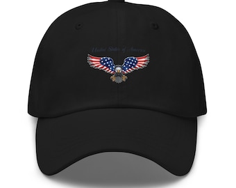 Dad hat-American Eagle Cap-Patriotic Eagle