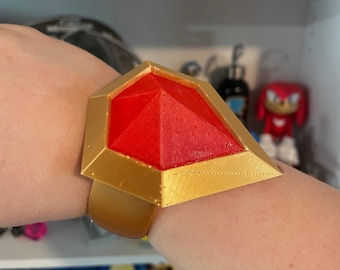 Pulsera inspirada en el anillo de llama de Sonic the Hedgehog