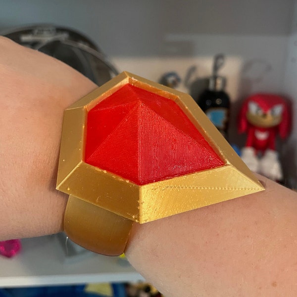 Bracelet inspiré de la bague flamme Sonic le hérisson