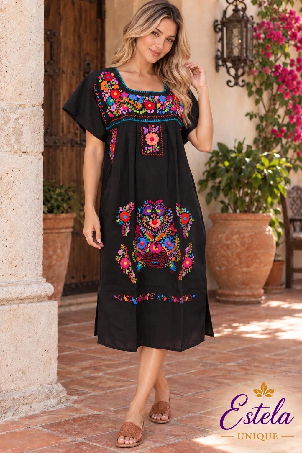 Embroidered Dress for Women Short - Etsy