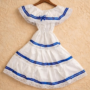 white christmas dresses M/L Traditional Yellow Embroidered Dress from El Salvador M – Brooklyn  Chunches main image 0