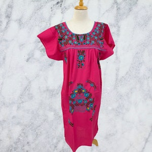 knee length dresses for ladies Baby Girl Light Pink Puebla Dress – Mi Tia main image 1