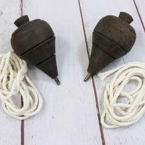 Mexican Trompos Mesquite Wood 2 Pack – Traditional Spinning Tops with Cord, Vintage-Style Toy Trampos de Mesquite