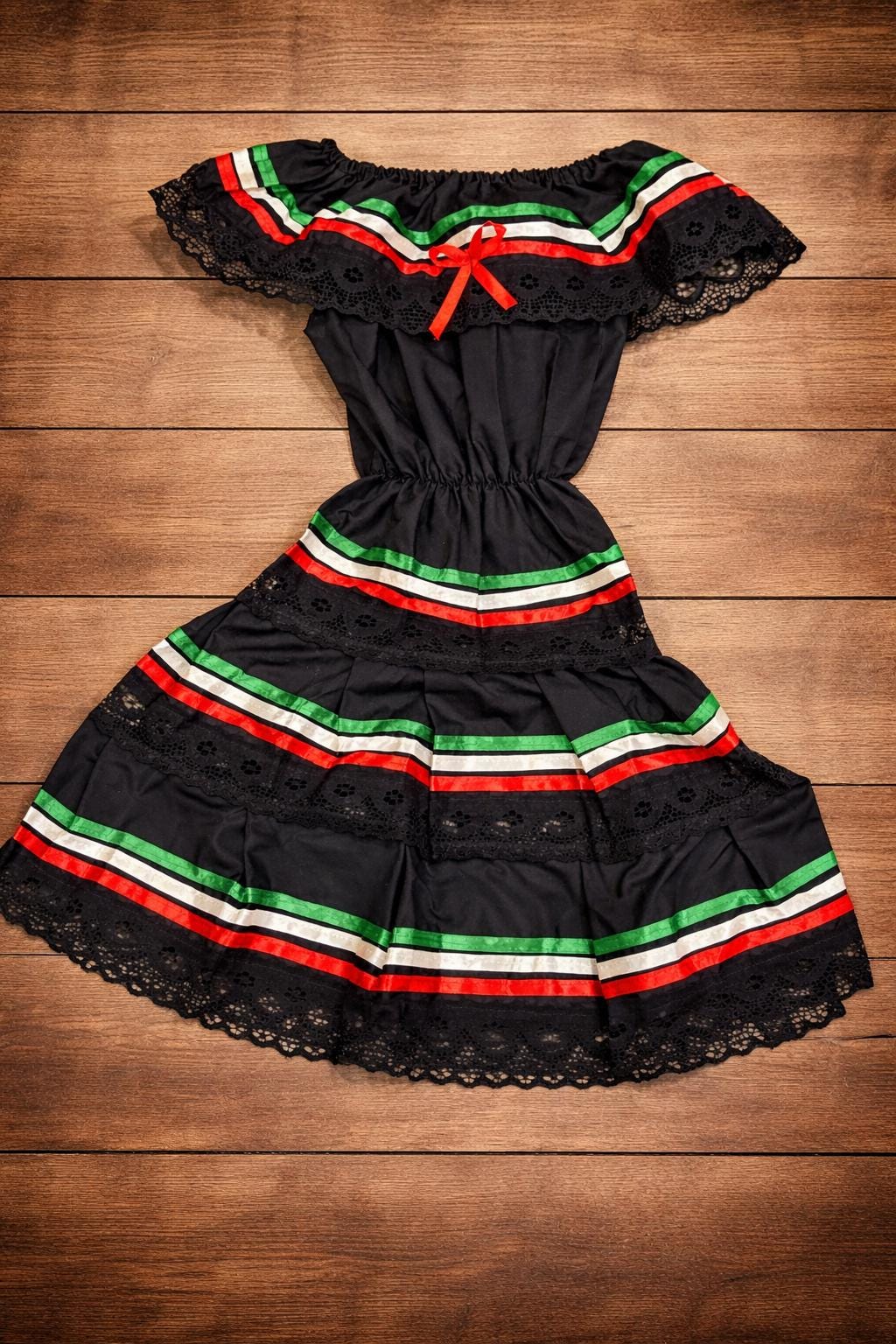 white christmas dresses Mexican Chiapaneca Black Dress – Cielito Lindo