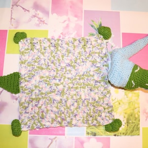 Tischdeco, pdf, crocodile, crocodile, in english, instructions, instruction, crocodile tablecloth, tablecloth,