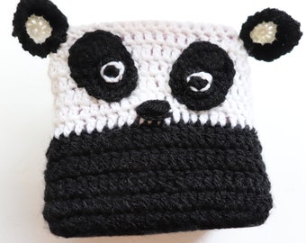 Panda Tücherbox, PDF, english, deutsch, instructions, crochet, crochet instructions, Panda Handkerchiefsbox,