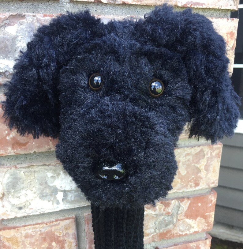 Black Doodle Dog Golf Head Cover Cockapoo Head Cover Black Etsy